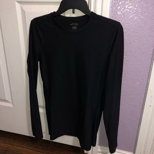 Simple black athletic shirt